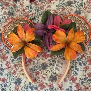 Disney Tribal Pattern Mouse Ears with Purple and Orange Accents